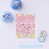 Schwein, Blume des Lebens, Rose, Mandala,Zen,Chakr Flyer (Einzeln)