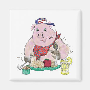 Schwein-Braten Magnet