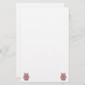 Schwein Briefpapier (Vorne/Hinten)