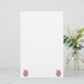 Schwein Briefpapier (Stehend Vorderseite)