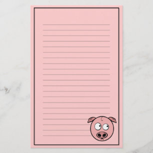Schwein-Briefpapier Briefpapier
