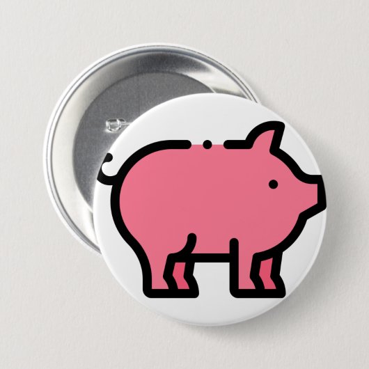 Schwein Button (Vorne & Hinten)