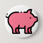 Schwein Button (Vorderseite)