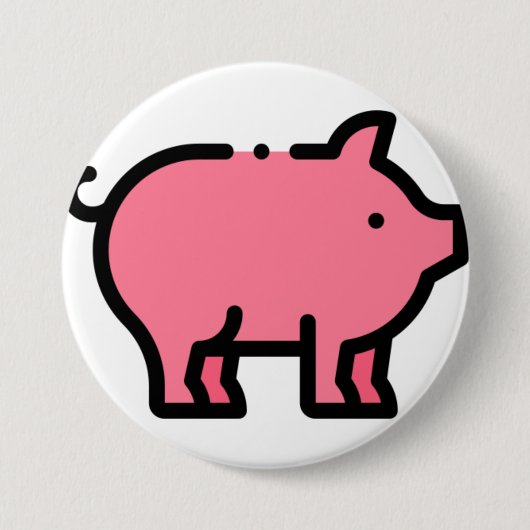 Schwein Button (Vorderseite)