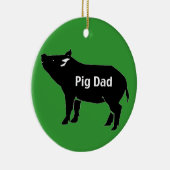 Schwein dad-001 keramikornament (Rechts)