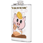 Schwein der Tischlerquote Flachmann (Links)