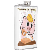 Schwein der Tischlerquote Flachmann (Rechts)