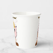 Schwein der Tischlerquote Pappbecher (Links)