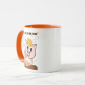 Schwein der Tischlerquote Tasse (Vorderseite Links)