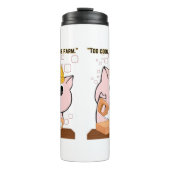 Schwein der Tischlerquote Thermosbecher (Vorderseite)