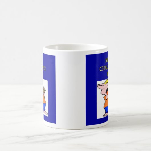 Schwein des männlichen Chauvinisten, Schwein des Kaffeetasse (Mittel)