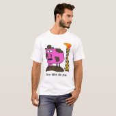 Schwein, dort ist Schlamm T-Shirt (Vorne ganz)