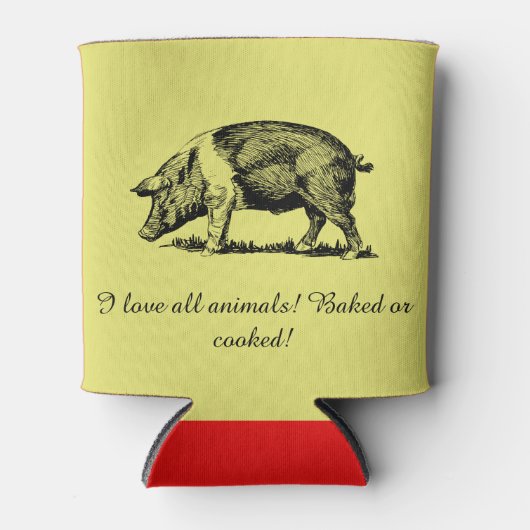 Schwein Dosenkühler (Vorderseite)