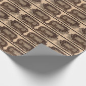 Schwein Druck Berkshire Sauen Nr. 1 aus dem 19. Ja Geschenkpapier (Ecke)