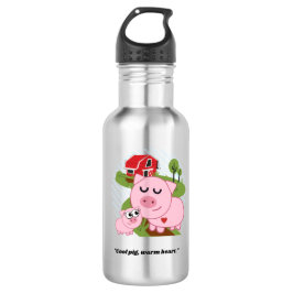 Schwein Edelstahlflasche