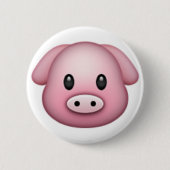 Schwein Emoji Button (Vorderseite)