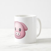 Schwein - Emoji Kaffeetasse (VorderseiteRechts)