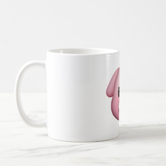 Schwein - Emoji Kaffeetasse (Links)