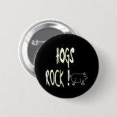 Schwein-Felsen! Knopf Button (Vorne & Hinten)