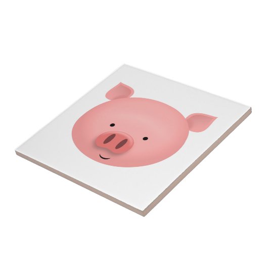 Schwein Fliese (Seite)