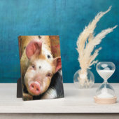 SCHWEIN FOTOPLATTE (Seite)