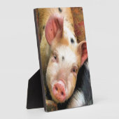 SCHWEIN FOTOPLATTE (Seite)
