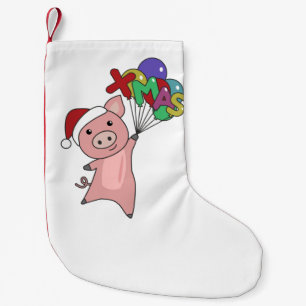 Schwein Frohe Weihnachtstiere Schweine Kleidergesi Kleiner Weihnachtsstrumpf