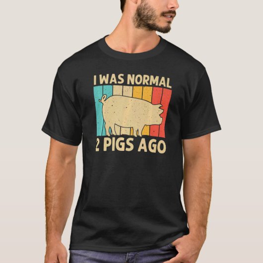 Schwein für Männer Bauer Schweine T-Shirt (Vorderseite)