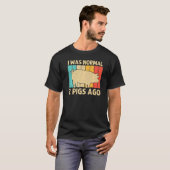 Schwein für Männer Bauer Schweine T-Shirt (Vorne ganz)