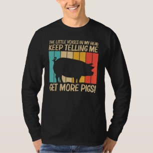 Schwein Für Männer Frauen Schweinezüchter Farm Lan T-Shirt