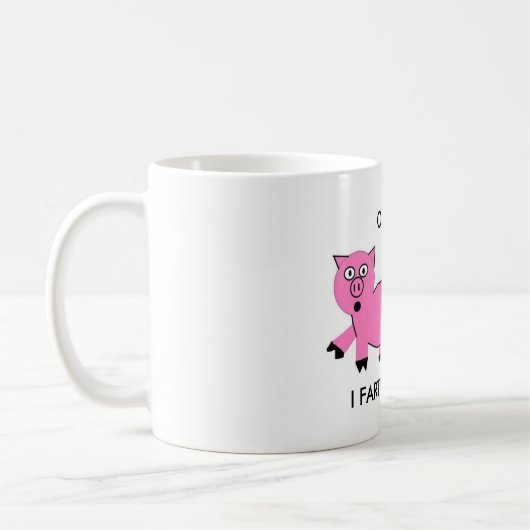 SCHWEIN-FURZ! KAFFEETASSE (Links)