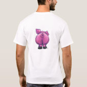 Schwein-Geschenke u. Zusätze T-Shirt (Rückseite)
