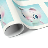 Schwein Geschenkpapier (Rolleneckpunkt)