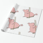Schwein Geschenkpapier (Ungerollt)