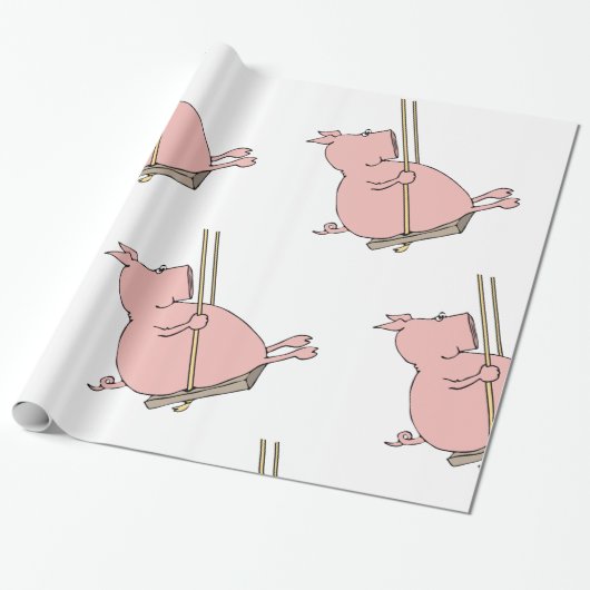 Schwein Geschenkpapier (Ungerollt)