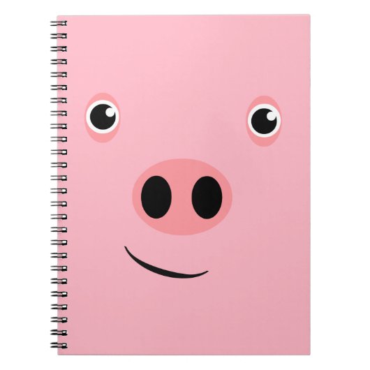 Schwein-Gesicht Notizblock (Vorderseite)