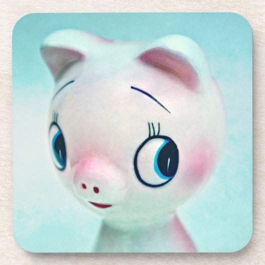 Schwein Getränkeuntersetzer (Vorderseite)