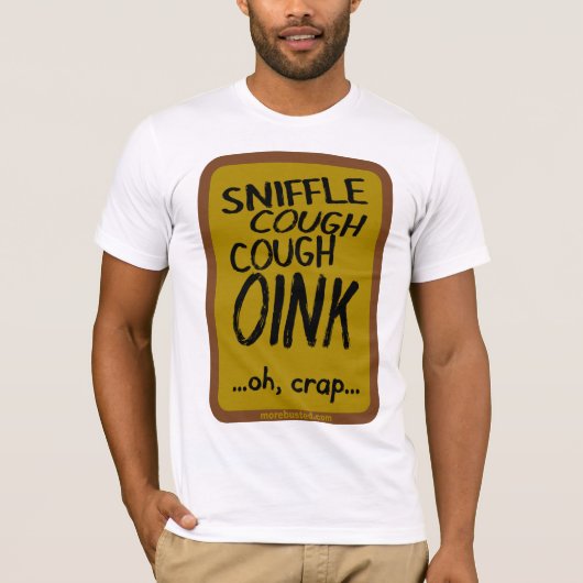 Schwein-Grippe T-Shirt (Vorderseite)