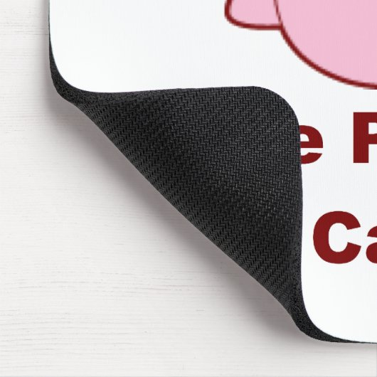 Schwein-Hintern Mousepad (Ecke)