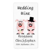 Schwein Hochzeitwein