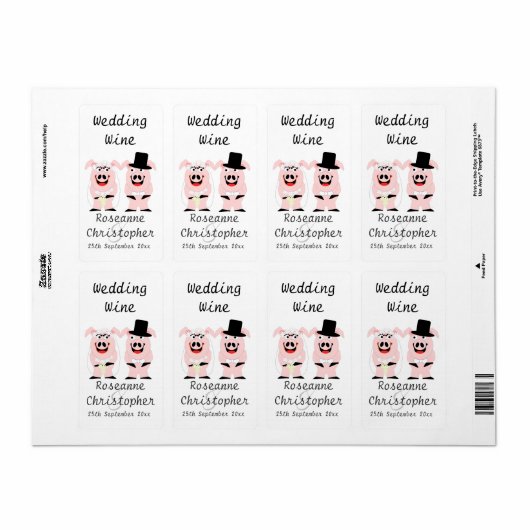 Schwein Hochzeitwein (Vorne)