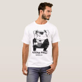 Schwein im Schwarzen T-Shirt (Vorne ganz)