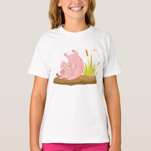 Schwein im T - Shirt (Vorderseite)