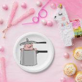 Schwein Im Topf Pappteller (Party)