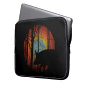 SCHWEIN IM WALD LAPTOPSCHUTZHÜLLE (Vorderseite Links)