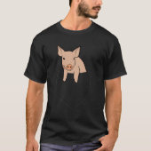 Schwein in der Tasche Funny Pig Kids Pocket Schwei T-Shirt (Vorderseite)