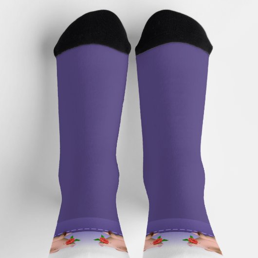 Schwein in der Tasche Socken (Oben)