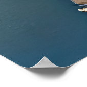 Schwein in Polizeiuniform | AI Art Poster (Ecke)