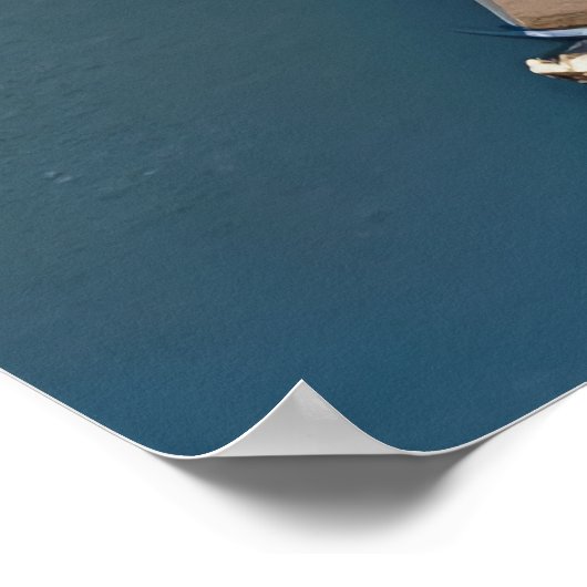 Schwein in Polizeiuniform | AI Art Poster (Ecke)