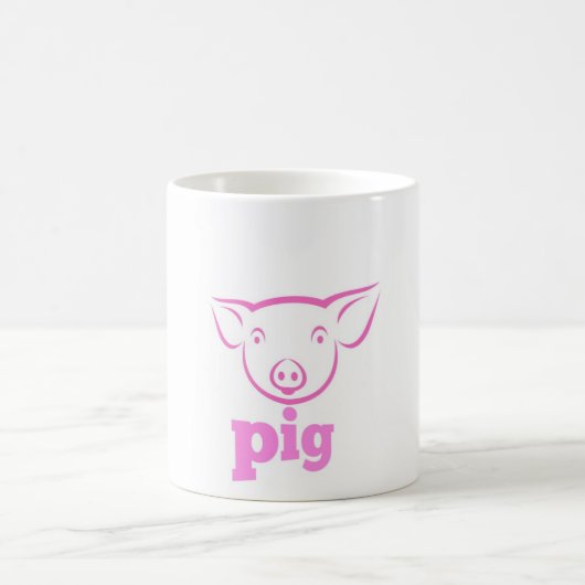 Schwein Kaffeetasse (Mittel)